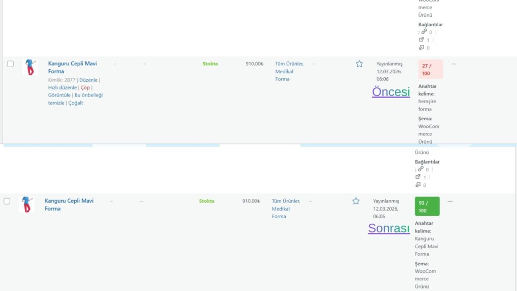 e-ticaret teknik seo
